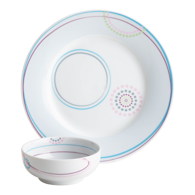 Portion Perfection Porcelain Bariatric Plates for Portion  Control - 8 inch - Dietitian Owned - Bariatric Surgery Must Haves - Perfect  for Post Gastric Sleeve and Gastric Bypass Weight Loss Plans: Dinner Plates