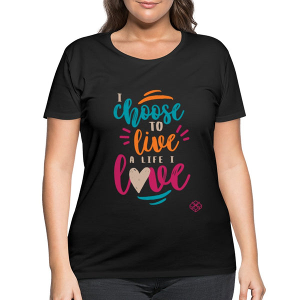 A Life I Love Women’s Curvy T-Shirt - My Bariatric Box