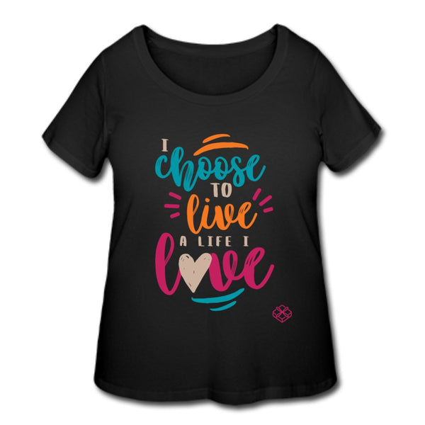 A Life I Love Women’s Curvy T-Shirt - My Bariatric Box