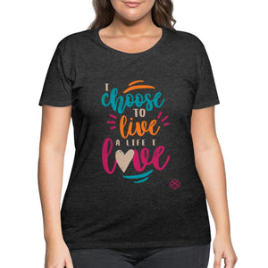 A Life I Love Women’s Curvy T-Shirt - My Bariatric Box