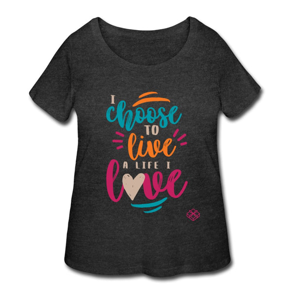 A Life I Love Women’s Curvy T-Shirt - My Bariatric Box