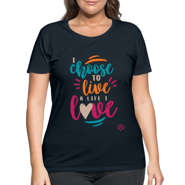 A Life I Love Women’s Curvy T-Shirt - My Bariatric Box