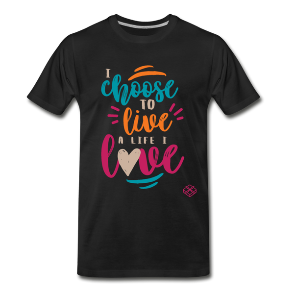 A Life I Love Unisex Premium T-Shirt - black