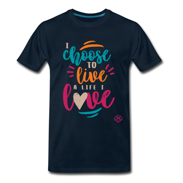 A Life I Love Unisex Premium T-Shirt - deep navy
